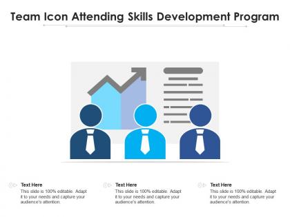 Team icon attending skills development program