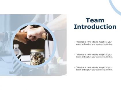 Team introduction communication c827 ppt powerpoint presentation summary samples