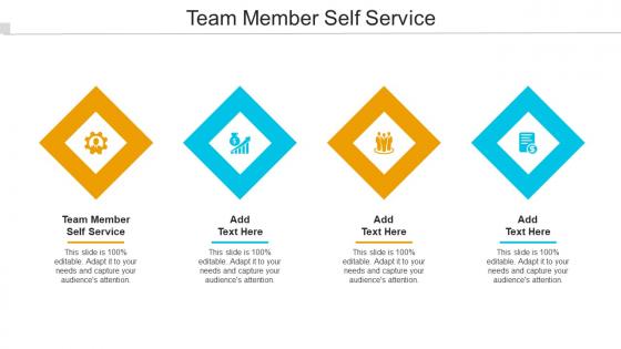 Team Member Self Service Ppt Powerpoint Presentation Layouts Structure Cpb