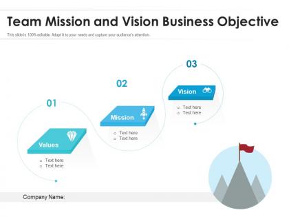 Team mission and vision business objective