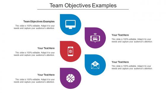 Team Objectives Examples Ppt Powerpoint Presentation Show Layout Ideas Cpb