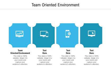 Team oriented environment ppt powerpoint presentation infographic template files cpb