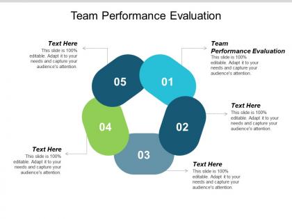 Team performance evaluation ppt powerpoint presentation layouts ideas cpb