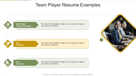 Team Player Resume Examples In Powerpoint And Google Slides Cpb