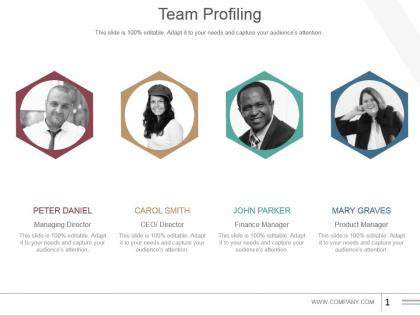 Team profiling powerpoint slide templates download