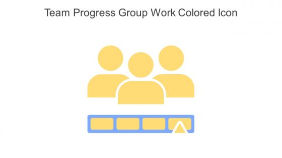 Team Progress Group Work Colored Icon In Powerpoint Pptx Png And Editable Eps Format