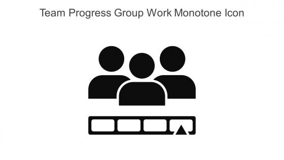 Team Progress Group Work Monotone Icon In Powerpoint Pptx Png And Editable Eps Format