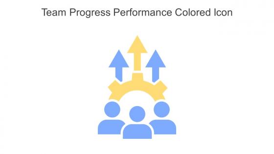 Team Progress Performance Colored Icon In Powerpoint Pptx Png And Editable Eps Format