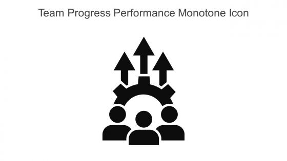 Team Progress Performance Monotone Icon In Powerpoint Pptx Png And Editable Eps Format