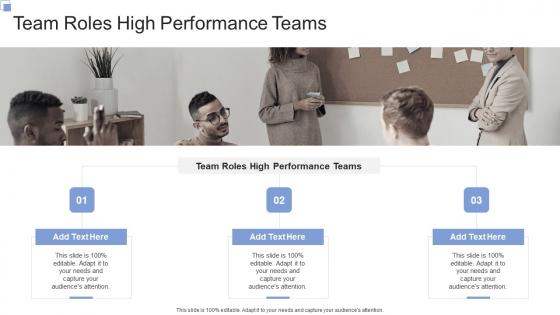 Team Roles High Performance Teams In Powerpoint And Google Slides Cpb