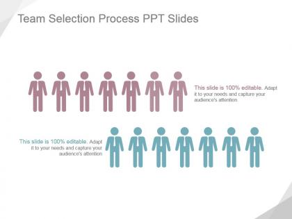 Team selection process ppt slides