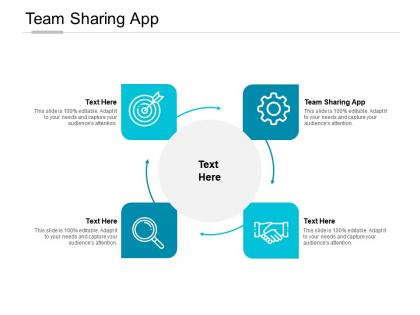 Team sharing app ppt powerpoint presentation infographic template example 2015 cpb