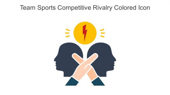Team Sports Competitive Rivalry Colored Icon In Powerpoint Pptx Png And Editable Eps Format