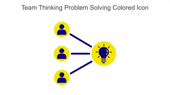 Team Thinking Problem Solving Colored Icon In Powerpoint Pptx Png And Editable Eps Format