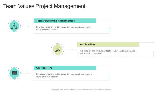 Team Values Project Management In Powerpoint And Google Slides Cpb