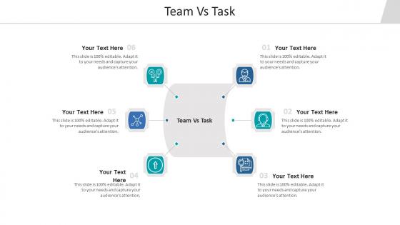 Team vs task ppt powerpoint presentation file example cpb