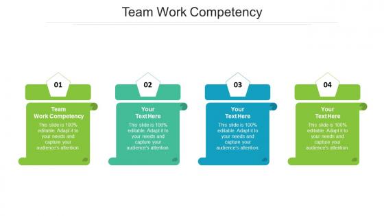 Team work competency ppt powerpoint presentation outline layouts cpb
