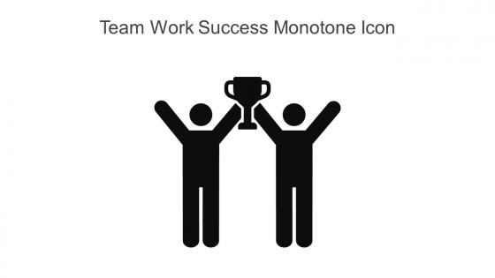 Team Work Success Monotone Icon In Powerpoint Pptx Png And Editable Eps Format