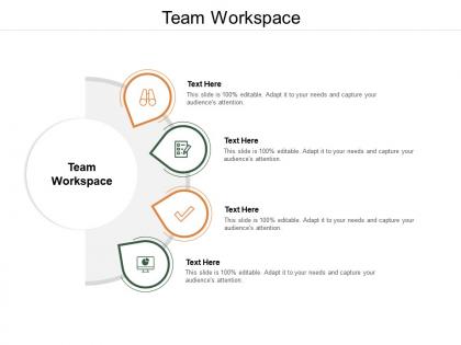 Team workspace ppt powerpoint presentation infographic template topics cpb