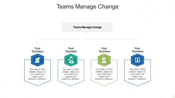 Teams manage change ppt powerpoint presentation layouts ideas cpb