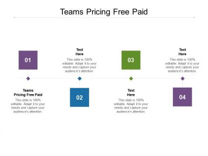 Teams pricing free paid ppt powerpoint presentation outline skills cpb