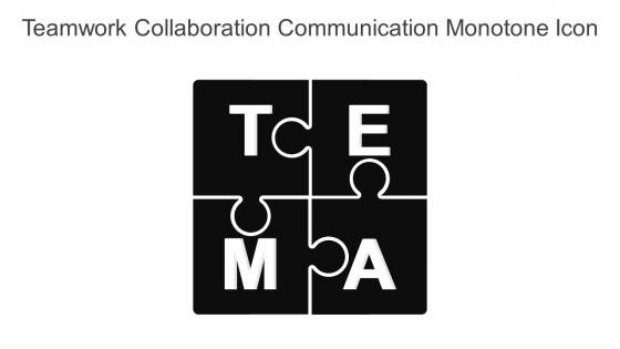 Teamwork Collaboration Communication Monotone Icon In Powerpoint Pptx Png And Editable Eps Format