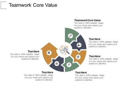 Teamwork core value ppt powerpoint presentation gallery example cpb