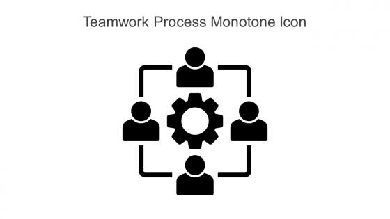 Teamwork Process Monotone Icon In Powerpoint Pptx Png And Editable Eps Format