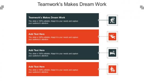 Teamworks Makes Dream Work Ppt Powerpoint Presentation Ideas Gallery Cpb