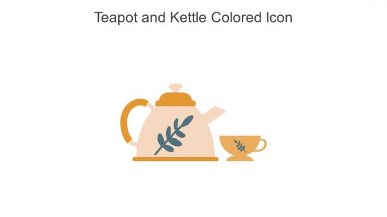 Teapot And Kettle Colored Icon In Powerpoint Pptx Png And Editable Eps Format