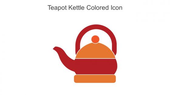 Teapot Kettle Colored Icon In Powerpoint Pptx Png And Editable Eps Format