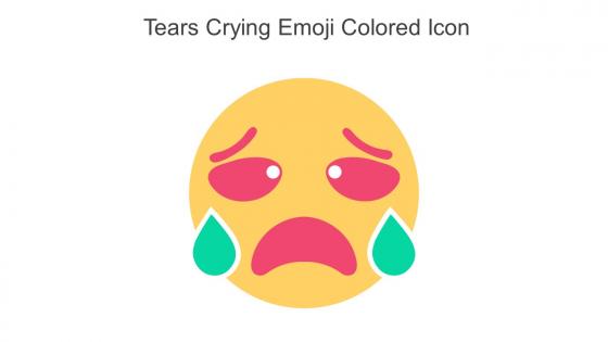 Tears Crying Emoji Colored Icon In Powerpoint Pptx Png And Editable Eps Format