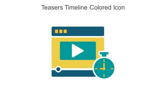 Teasers Timeline Colored Icon In Powerpoint Pptx Png And Editable Eps Format