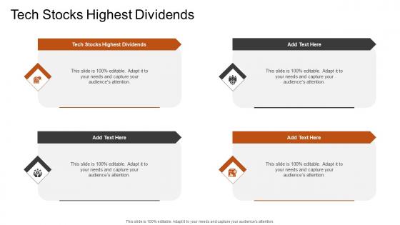 Tech Stocks Highest Dividends In Powerpoint And Google Slides Cpb