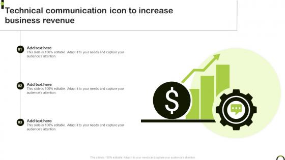 Technical Communication Icon To Increase Business Revenue