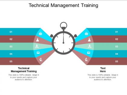 Technical management training ppt powerpoint presentation gallery visuals cpb