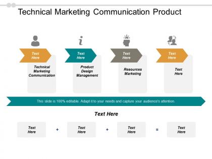 Technical marketing communication product design management resources marketing cpb
