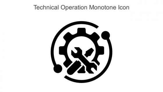 Technical Operation Monotone Icon In Powerpoint Pptx Png And Editable Eps Format