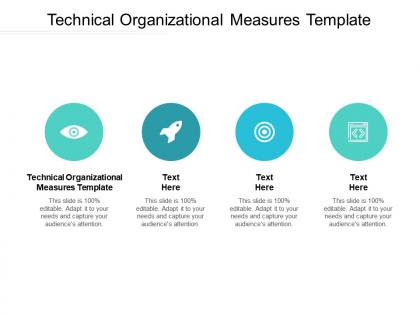 Technical organizational measures template ppt powerpoint presentation professional graphics template cpb