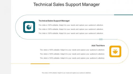 Technical Sales Support Manager In Powerpoint And Google Slides Cpb