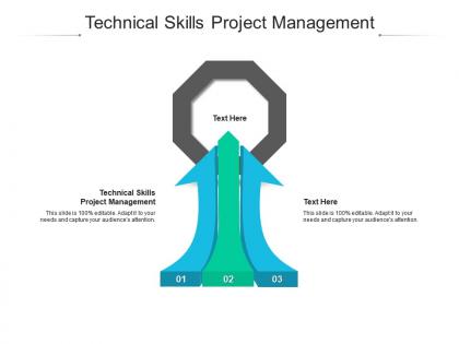 Technical skills project management ppt powerpoint presentation slides gridlines cpb