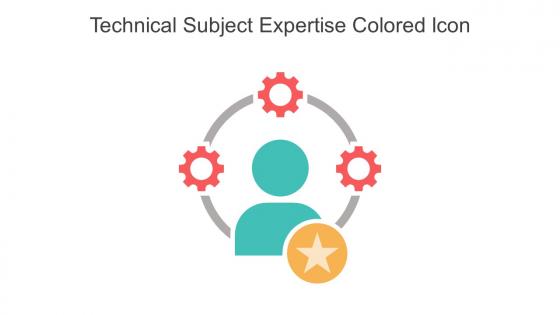 Technical Subject Expertise Colored Icon In Powerpoint Pptx Png And Editable Eps Format