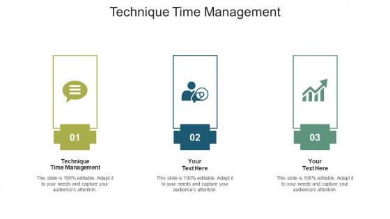 Technique time management ppt powerpoint presentation infographics clipart images cpb