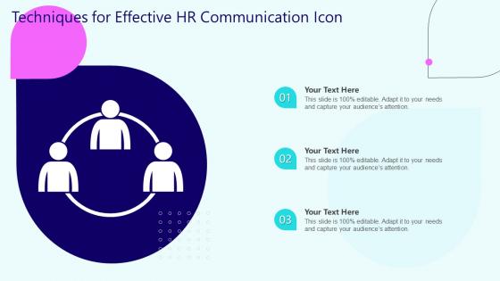 Techniques For Effective Hr Communication Icon