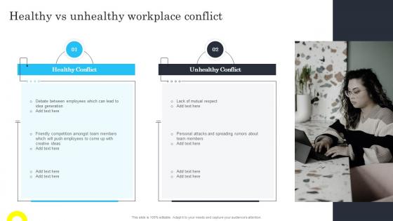 Techniques for managing stress and conflict healthy vs unhealthy workplace conflict