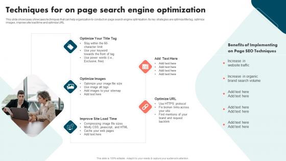 Techniques For On Page Search Engine Strategies To Improve Brand And Capture Market Share