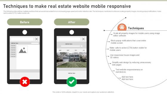 Techniques To Make Real Estate Website Mobile Lead Generation Techniques To Expand MKT SS V