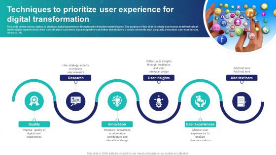 Techniques To Prioritize User Experience For Digital Transformation