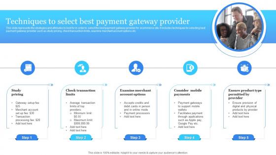 Techniques To Select Best Payment Gateway Provider Electronic Commerce Management Platform