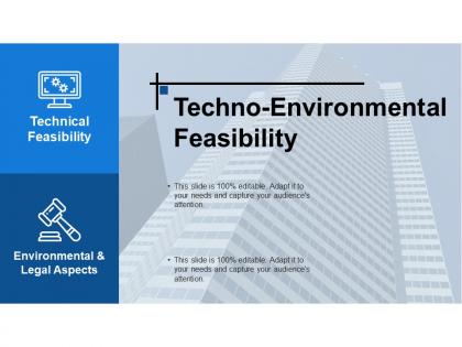 Techno environmental feasibility ppt examples